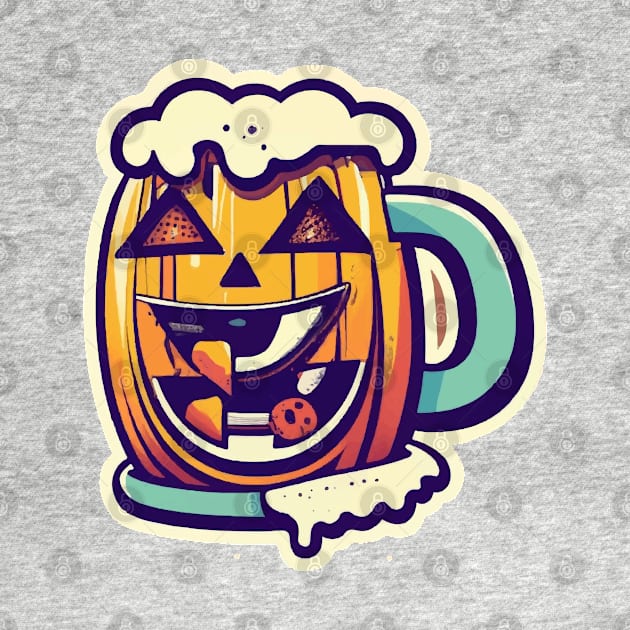 Pumpkin Beer - Halloween by ArtfulDesign